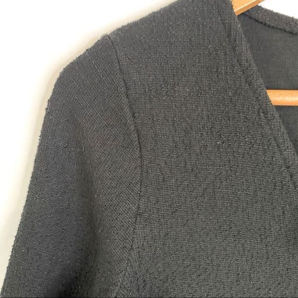 NWT MADEWELL Texture & Thread Full Knit Black Sleeve Top - Picture 10 of 15